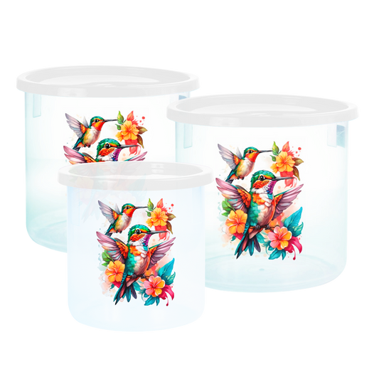 Juego de Tarro X3 Colibrí