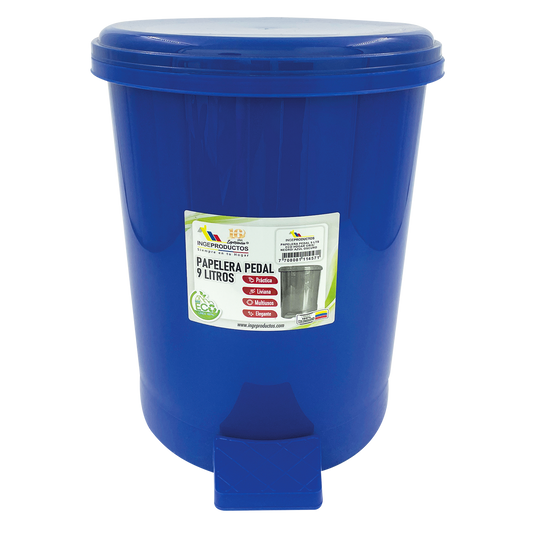 Papelera Pedal Eco 9 Litros