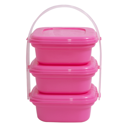 Porta Cuadrado Pasteles X3